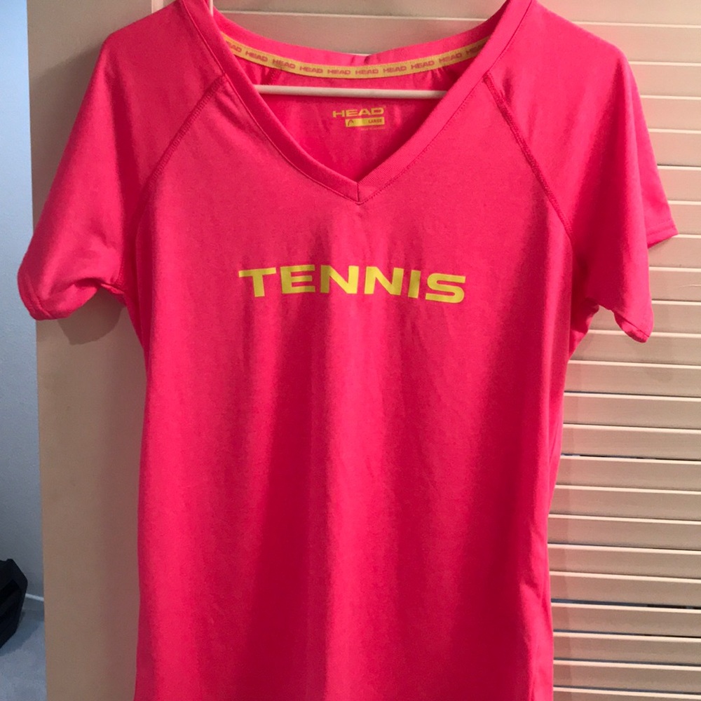 Head Pink “Tennis” Active tee size large